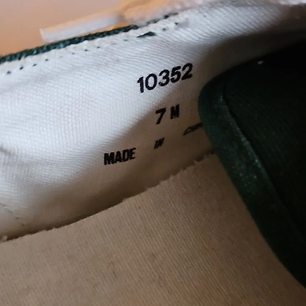 J.Crew Green Canvas Lace-up Sneaker - Brand New Sz 7